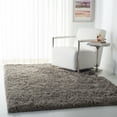 thumbnail image 1 of SAFAVIEH Atlantic Kennedy Solid Wool Shag Area Rug, Gray, 5' x 8', 1 of 11