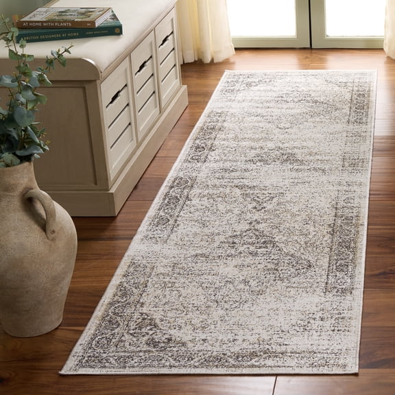 Safavieh Atlas Steve Oriental Runner Rug, Ivory/Beige, 2'2" x 8'