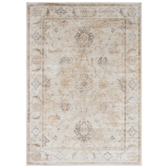 SAFAVIEH Atlas Alayna Oriental Area Rug, Ivory/Beige, 3'3" x 5'3"