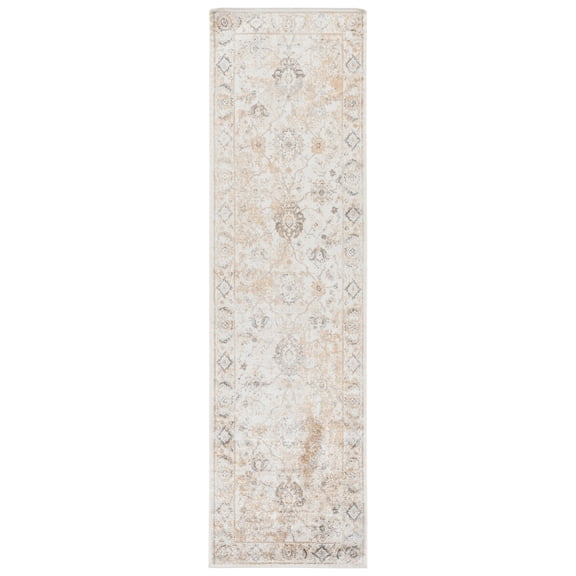 SAFAVIEH Atlas Alayna Oriental Runner Rug, Ivory/Beige, 2'2" x 8'
