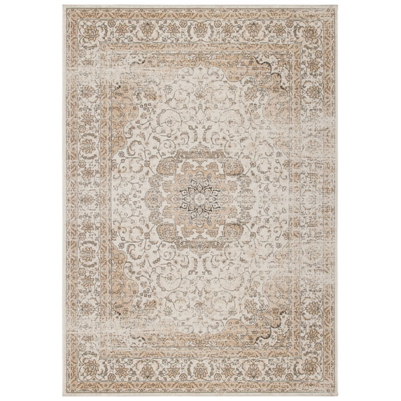 SAFAVIEH Atlas Coreen Oriental Area Rug, Ivory/Beige, 2'7" x 4'