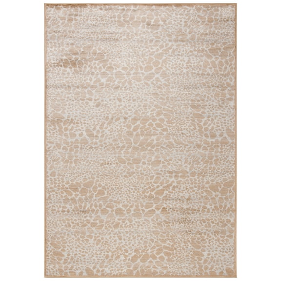 SAFAVIEH Atlas Giles Dot-Print Area Rug, Ivory/Beige, 5'3" x 7'7"