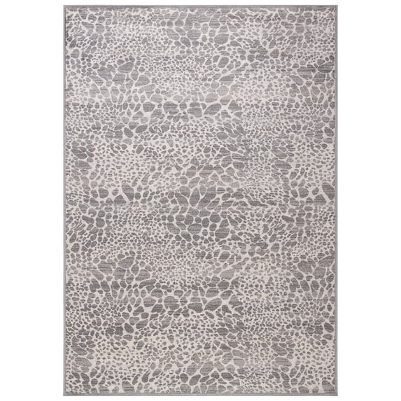 SAFAVIEH Atlas Giles Dot-Print Area Rug, Ivory/Grey, 7'10" x 10'