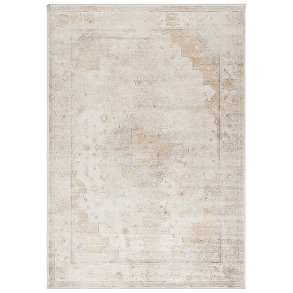 SAFAVIEH Atlas Janey Oriental Area Rug, Ivory/Beige, 2'7" x 4'