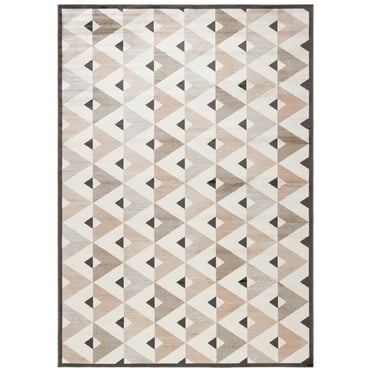 SAFAVIEH Atlas Trina Geometric Area Rug, Ivory/Beige, 7'10" x 10'
