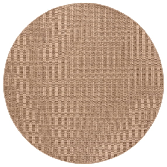 SAFAVIEH Atrium Sisal Bristol Solid Indoor/Outdoor Area Rug, Beige, 6'7" x 6'7" Round