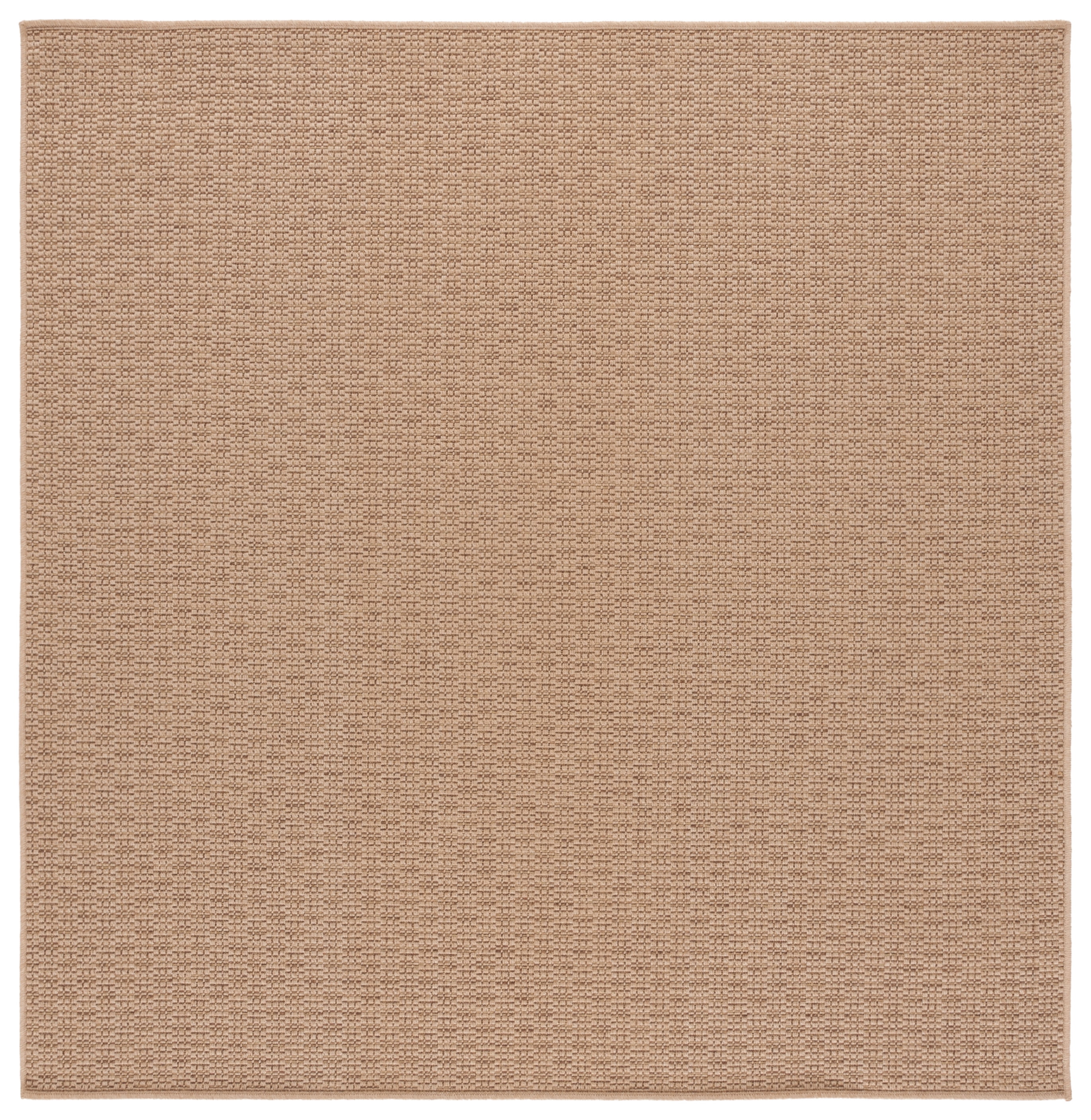 SAFAVIEH Atrium Sisal Bristol Solid Indoor/Outdoor Area Rug, Beige, 6'7" x 6'7" Square