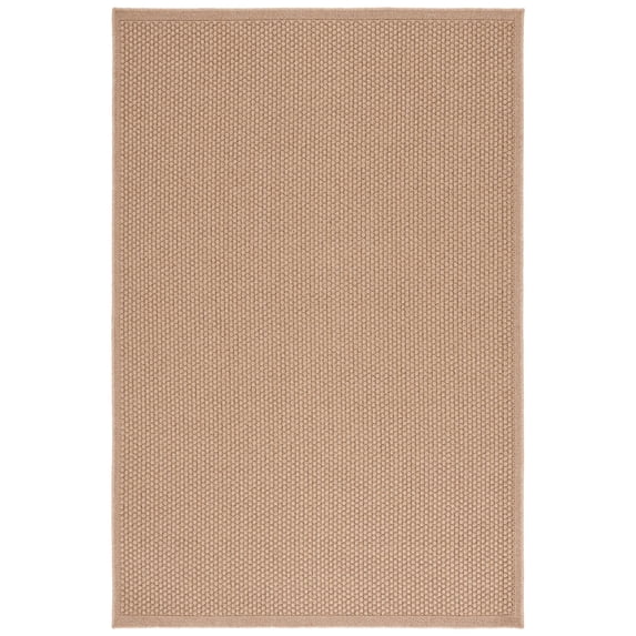 SAFAVIEH Atrium Sisal Langston Solid Indoor/Outdoor Area Rug, Beige, 5'3" x 7'6"