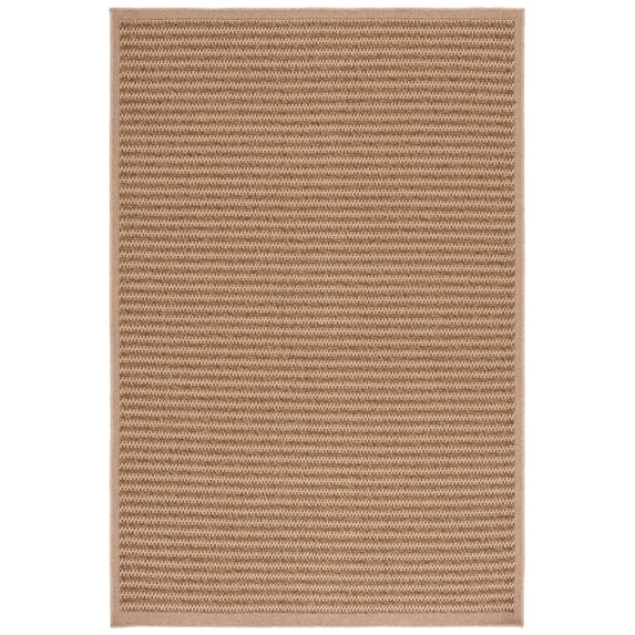 SAFAVIEH Atrium Sisal Makayla Striped Indoor/Outdoor Area Rug, Beige, 4' x 6'