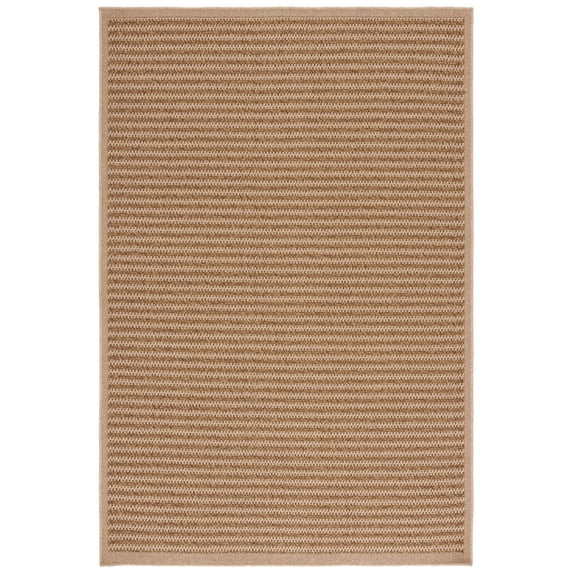 SAFAVIEH Atrium Sisal Makayla Striped Indoor/Outdoor Area Rug, Beige, 9' x 12'