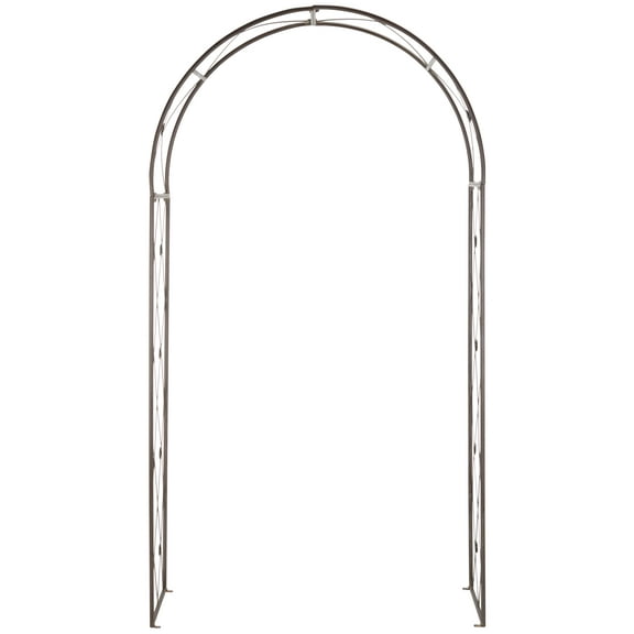 SAFAVIEH Atticus Outdoor Patio Archway, Rustic Brown