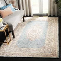 SAFAVIEH Aubusson AUB101M Handmade Blue / Pink Rug