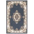 thumbnail image 1 of SAFAVIEH Aubusson Albus Medallion Area Rug, Dark Blue/Ivory, 4' x 6', 1 of 11