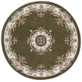 thumbnail image 1 of SAFAVIEH Aubusson Albus Medallion Area Rug, Olive/Ivory, 6' x 6' Round, 1 of 7
