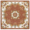 thumbnail image 1 of SAFAVIEH Aubusson Albus Medallion Area Rug, Peach/Ivory, 6' x 6' Square, 1 of 11