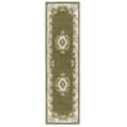 thumbnail image 1 of SAFAVIEH Aubusson Albus Medallion Runner Rug, Olive/Ivory, 2'3" x 8', 1 of 6