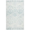 thumbnail image 1 of SAFAVIEH Audrey Barbara Geometric Area Rug, Ivory/Blue, 5' x 8', 1 of 8