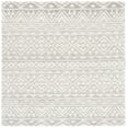 thumbnail image 1 of SAFAVIEH Audrey Blaire Geometric Area Rug, Grey/Ivory, 6' x 6' Square, 1 of 7