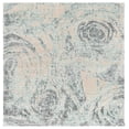 thumbnail image 1 of SAFAVIEH Audrey Britta Abstract Area Rug, Blue/Grey, 6' x 6' Square, 1 of 7