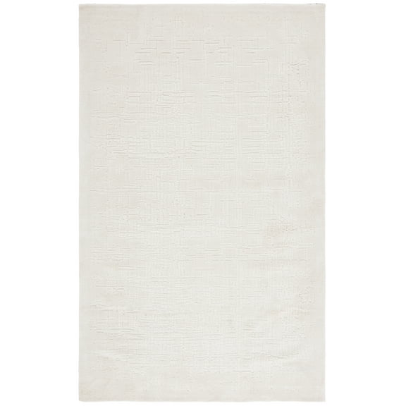 SAFAVIEH Audrey Cromwell Solid Area Rug, Ivory, 4' x 6'
