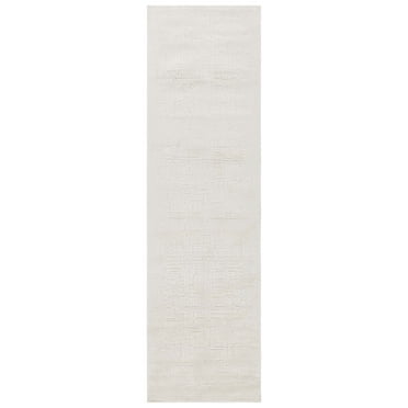 SAFAVIEH Audrey Cromwell Solid Runner Rug, Ivory, 2'3" x 8'