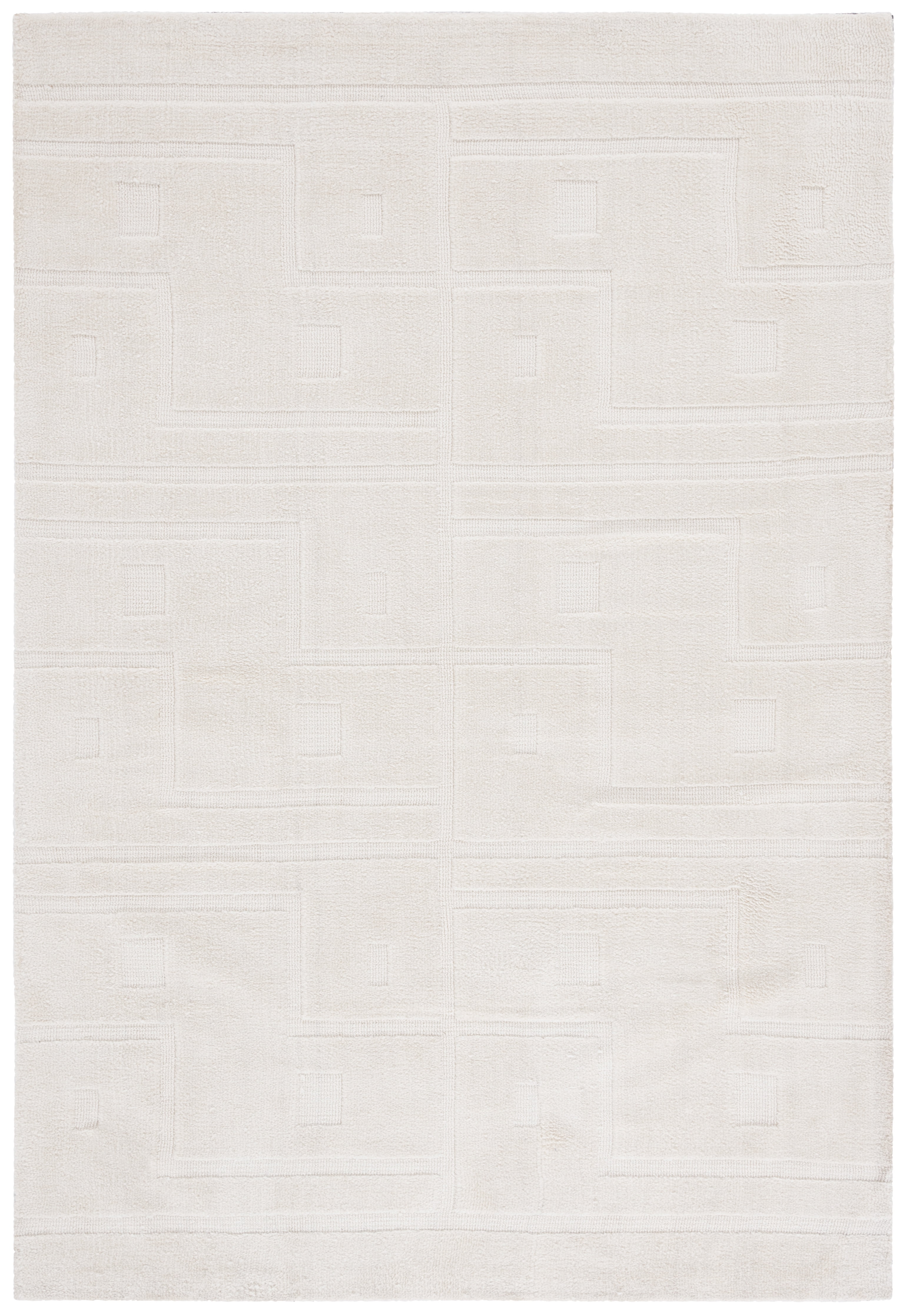 SAFAVIEH Audrey Edmond Geometric Area Rug, Ivory, 4' x 6'
