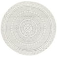 thumbnail image 1 of SAFAVIEH Audrey Jonie Geometric Area Rug, Grey/Ivory, 6' x 6' Round, 1 of 7