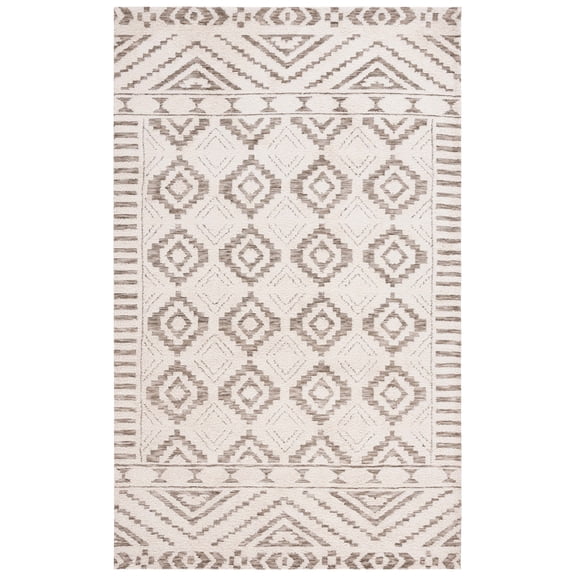 SAFAVIEH Audrey Joss Moroccan Area Rug, Ivory/Beige, 8' x 10'