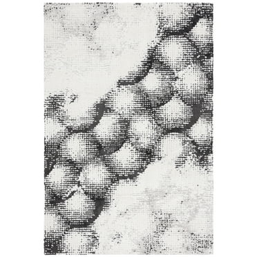 SAFAVIEH Audrey Quintella Abstract Area Rug, Gray/Ivory, 8' x 10'