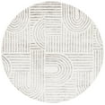thumbnail image 1 of SAFAVIEH Audrey Samia Geometric Area Rug, Ivory/Grey, 6' x 6' Round, 1 of 7