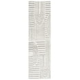 thumbnail image 1 of SAFAVIEH Audrey Samia Geometric Runner Rug, Ivory/Grey, 2'3" x 8', 1 of 6