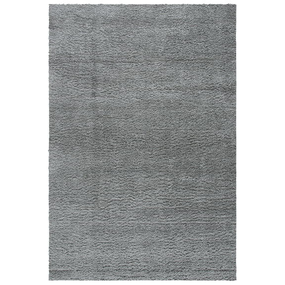 SAFAVIEH August Arvel Solid Shag Area Rug, Grey, 3' x 5'
