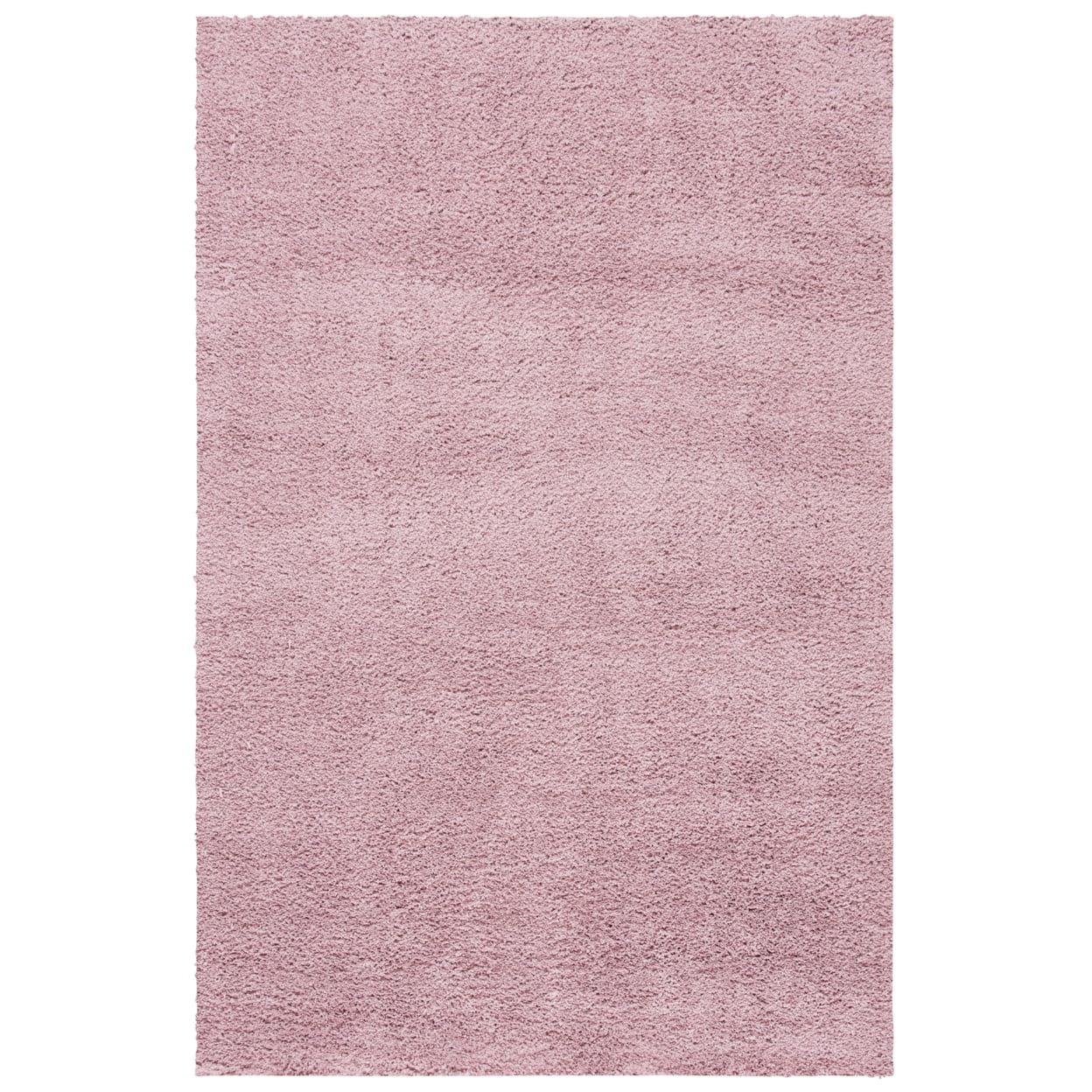 Pink 5'3" x 7'7" Synthetic Shag Area Rug