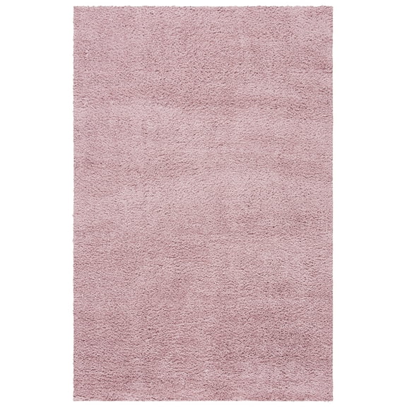 SAFAVIEH August Bronte Solid Shag Area Rug, Pink, 8' x 10'