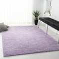 thumbnail image 1 of SAFAVIEH August Carlene Solid Plush Shag Area Rug, Lilac, 4' x 4' Square - Modern Design, Lilac, Non-Shedding & Easy Cleaning, Ultra Plush Thick Pile, Ideal for Living Room, Bedroom, 1 of 10
