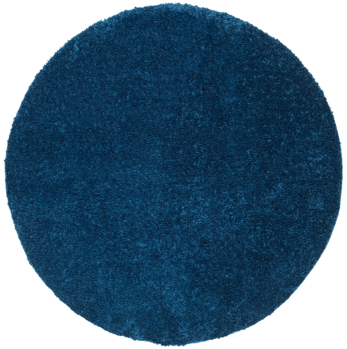 SAFAVIEH August Carlene Solid Plush Shag Area Rug, Navy, 2'3