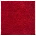 thumbnail image 1 of SAFAVIEH August Carlene Solid Plush Shag Area Rug, Red, 9' x 9' Square, 1 of 8