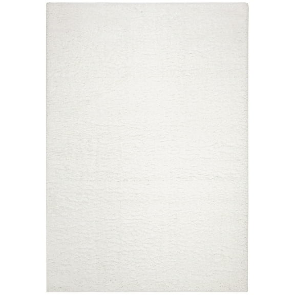 SAFAVIEH Shag Accent Rug 3x5 - August Shag 900 Collection - Modern Design, White, Non-Shedding & Easy Cleaning, Ultra Plush Thick Pile, Ideal for Living Room, Bedroom, Entryway (AUG900A)