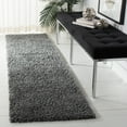 thumbnail image 1 of SAFAVIEH August Carlene Solid Plush Shag Runner Rug, Grey, 2'3" x 14' - Modern Design, Grey, Non-Shedding & Easy Cleaning, Ultra Plush Thick Pile, Ideal for Living Room, Bedroom, Entryway, 1 of 9