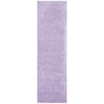 thumbnail image 1 of SAFAVIEH August Carlene Solid Plush Shag Runner Rug, Lilac, 2'3" x 12', 1 of 7