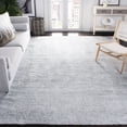thumbnail image 1 of SAFAVIEH August Lennox Solid Plush Shag Area Rug, Light Grey, 8' x 10', 1 of 10
