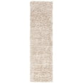 thumbnail image 1 of SAFAVIEH August Sophia Solid Plush Shag Area Rug, Beige, 2' x 11', 1 of 8