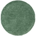 thumbnail image 1 of SAFAVIEH August Sophia Solid Plush Shag Area Rug, Green, 6'7" x 6'7" Round, 1 of 8