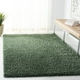 thumbnail image 1 of SAFAVIEH August Sophia Solid Plush Shag Area Rug, Green, 9' x 12', 1 of 8