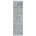thumbnail image 1 of SAFAVIEH August Sophia Solid Plush Shag Area Rug, Silver, 2' x 9', 1 of 8