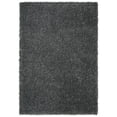 thumbnail image 1 of SAFAVIEH August Sophia Solid Shag Area Rug, Charcoal, 4' x 6', 1 of 9