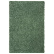SAFAVIEH August Sophia Solid Shag Area Rug, Green, 3' x 5'