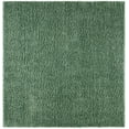 thumbnail image 1 of SAFAVIEH August Sophia Solid Shag Area Rug, Green, 5' x 5' Square, 1 of 4