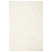 SAFAVIEH August Sophia Solid Shag Area Rug, Ivory, 3' x 5'
