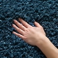 thumbnail image 1 of SAFAVIEH August Sophia Solid Shag Area Rug, Navy, 3' x 5', 1 of 10